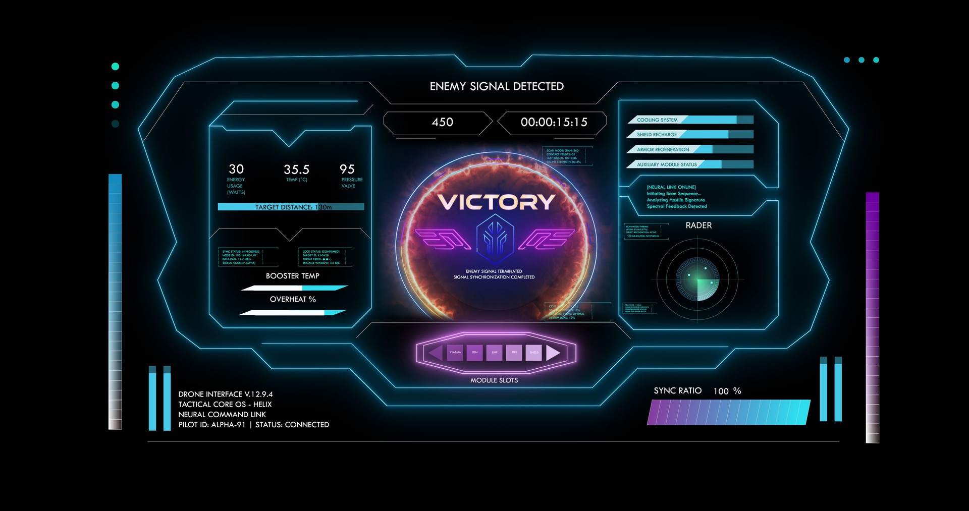 esport HUD screen